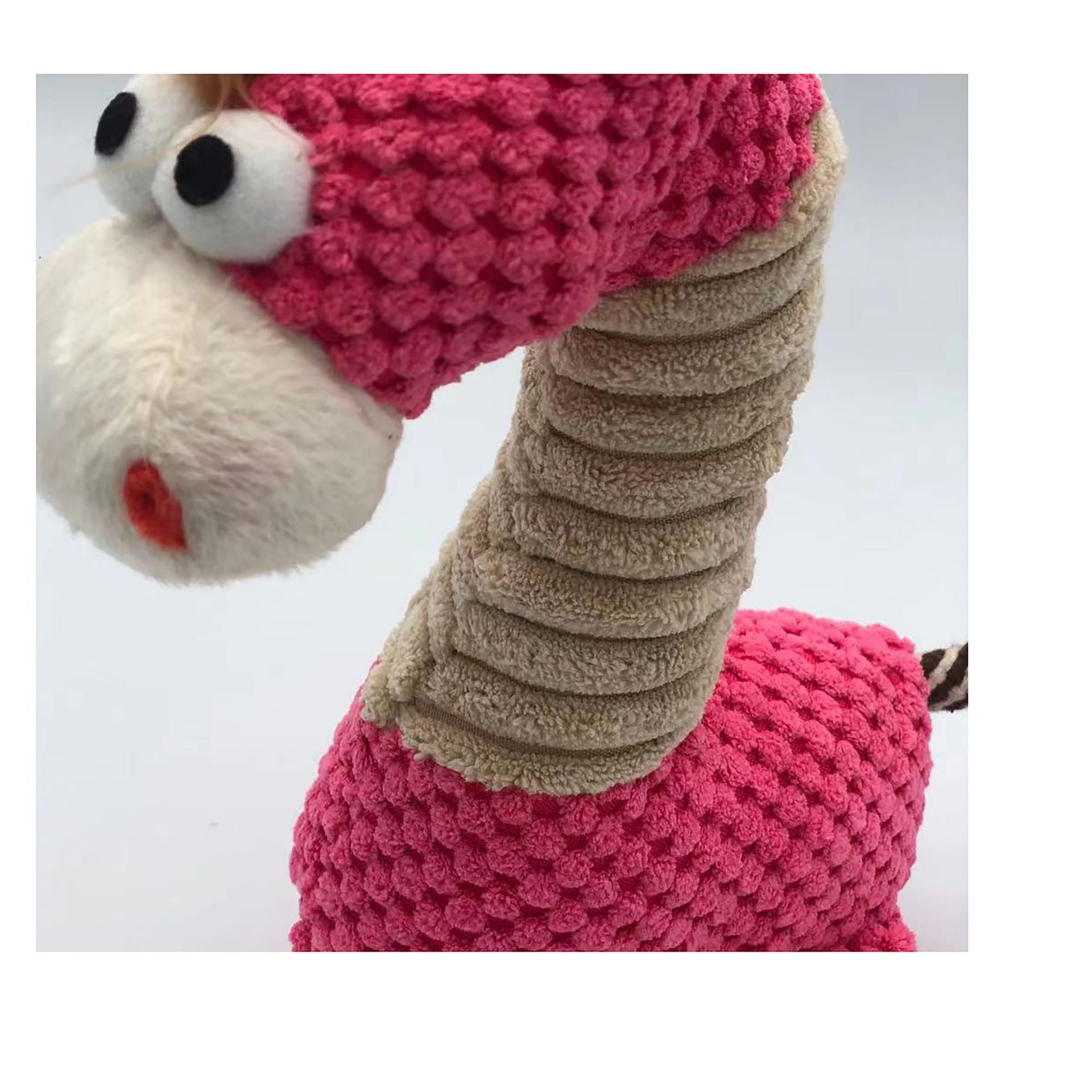 Juguete Terciopelo con Sonido para Mascota con Forma de Jirafa