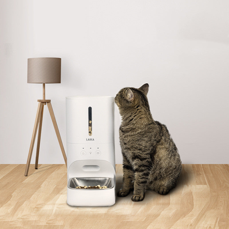 Alimentador Comedero Automático Inteligente WIFI Bluetooth para Gato Perro Mascotas con temporizador y control remoto cuantitativo