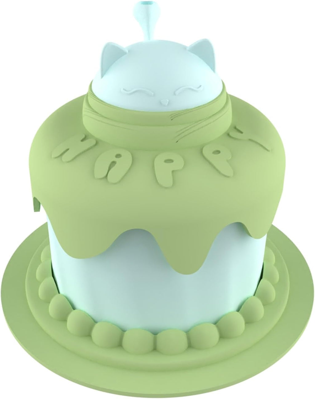 Tazón Multifuncional para Gato Forma Pastel de Cumpleaños
