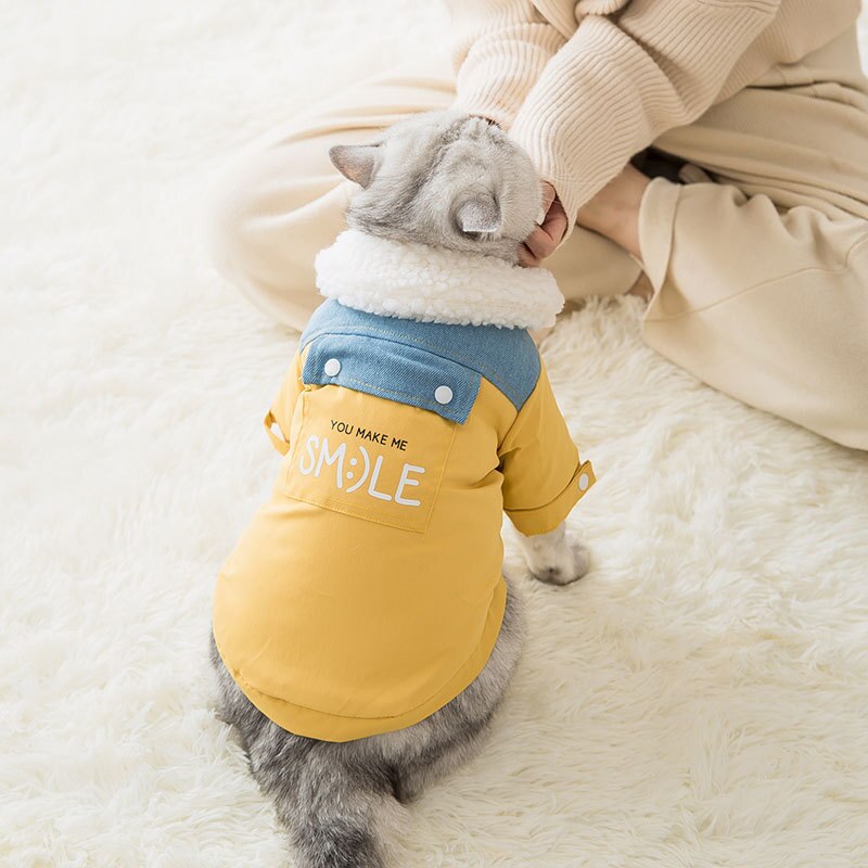 Chaqueta de Abrigo Gruesa de Invierno Cálida para Mascotas