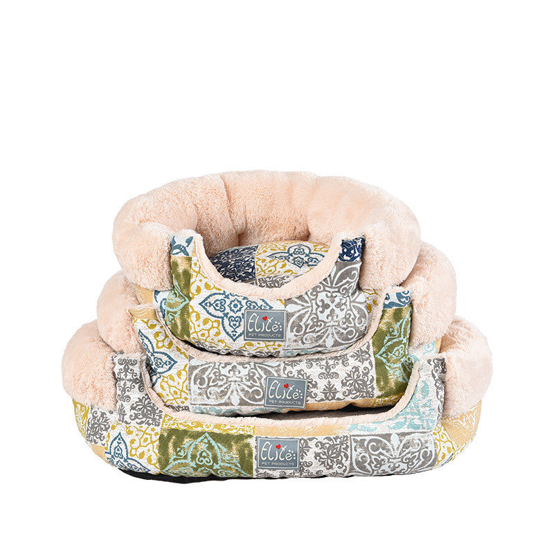 Cama Premium Desmontable y Lavable para Perro Gato Mascotas