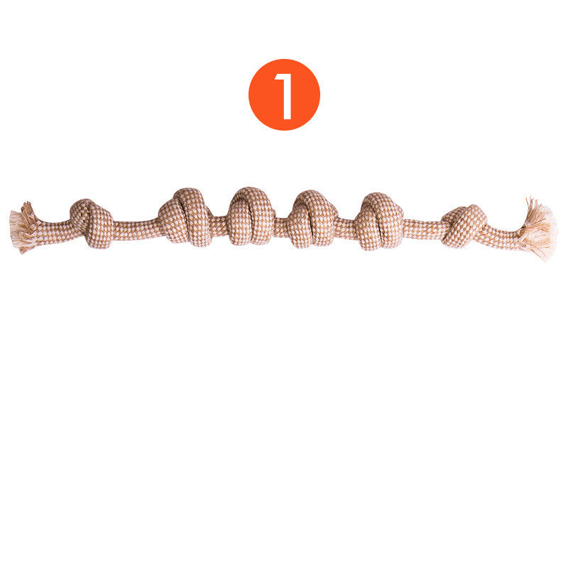 Juguete de Cuerda para Perro Mascota Limpieza Dientes.