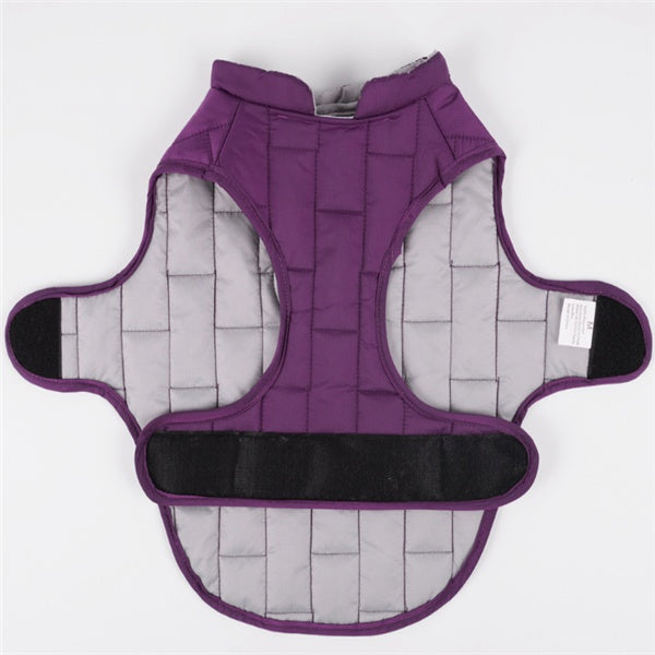 Chaqueta a Cuadros de Dos Colores para Perro