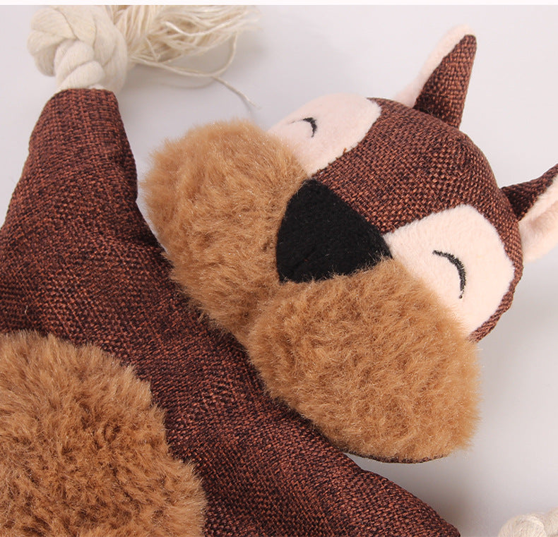 Juguete  Felpa Animales Peluche Perro con Papel Sonoro