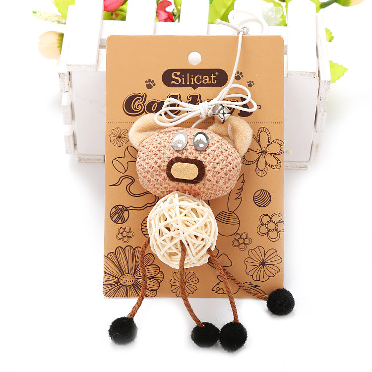 Juguete de Lino y Ratán para Gato