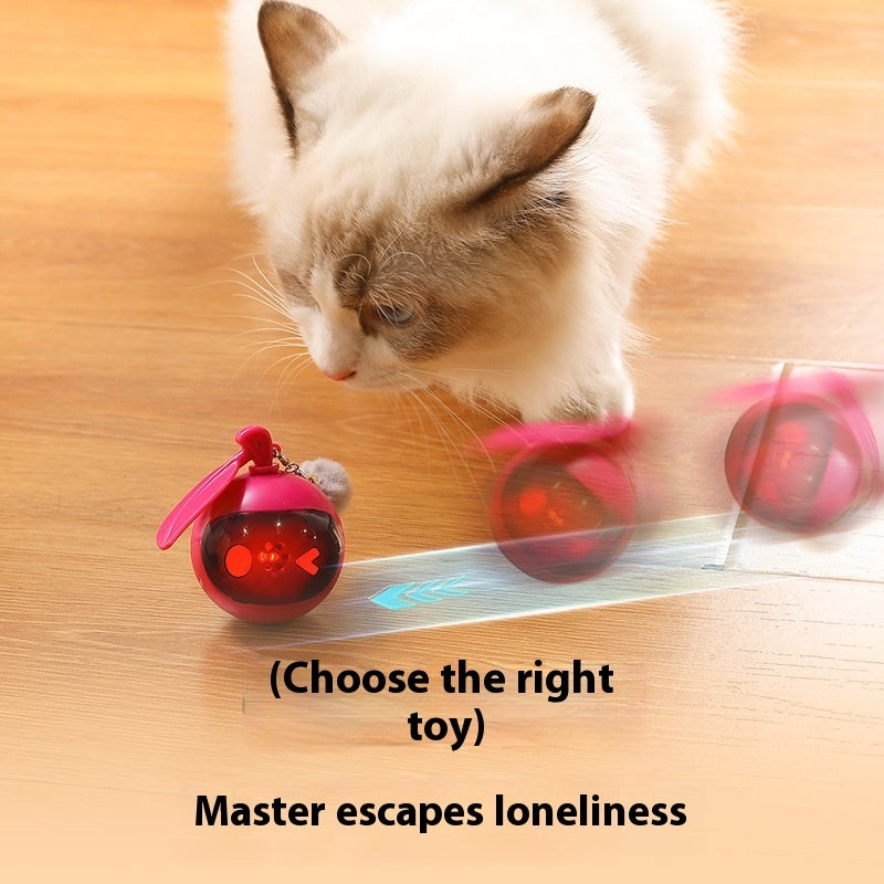 Bola Inteligente Funcionamiento Automatico con Luces y Sonido para Gato Perro