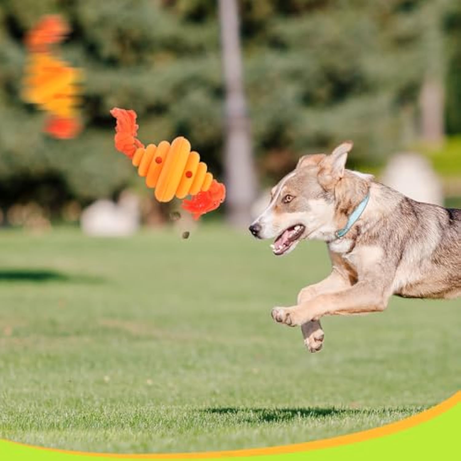 Juguete Pelota para Perro con Cuerda Dispensadora de Comida
