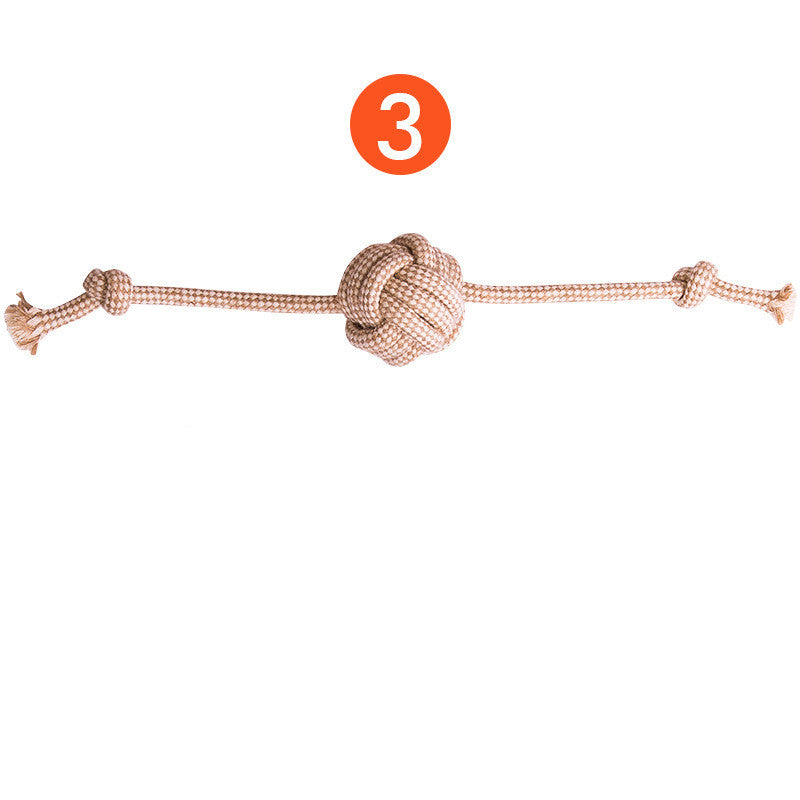 Juguete de Cuerda para Perro Mascota Limpieza Dientes.