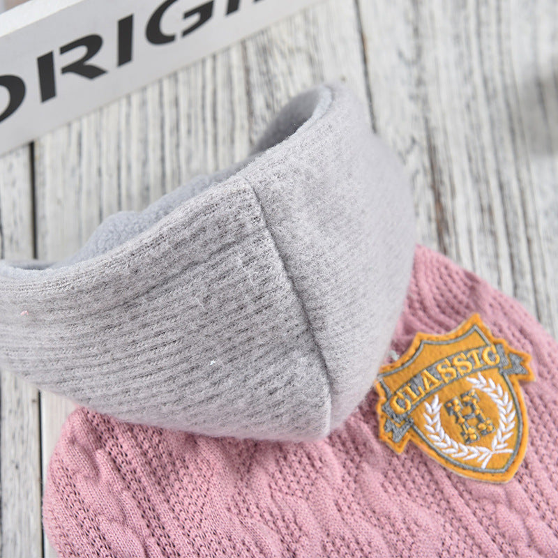 Ropa Cloud Vine Flower Dress Teddy Ropa de Invierno para Perro Mascota