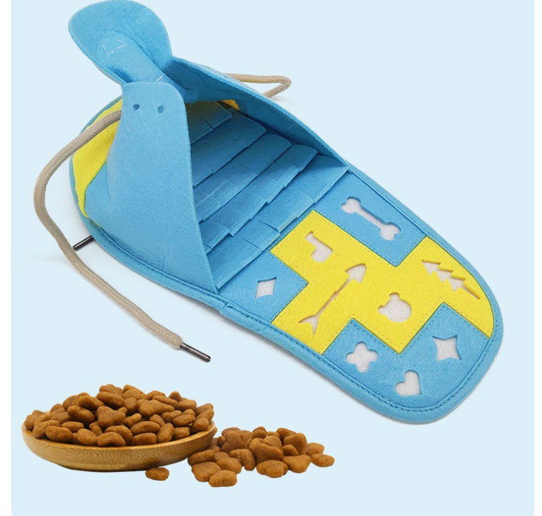 Juguete de comida lenta con sonido para perros