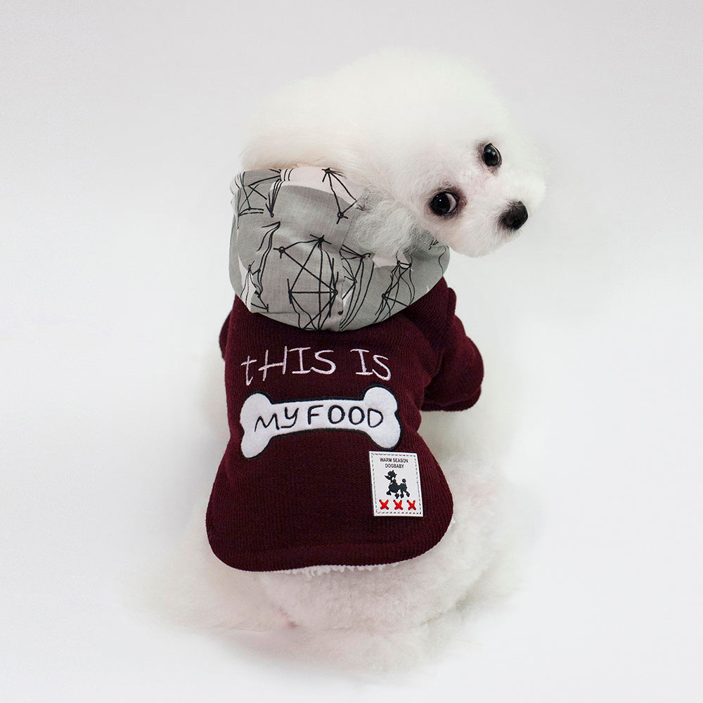 Ropa Gruesa Cálida con Capucha y Acolchada para Mascotas