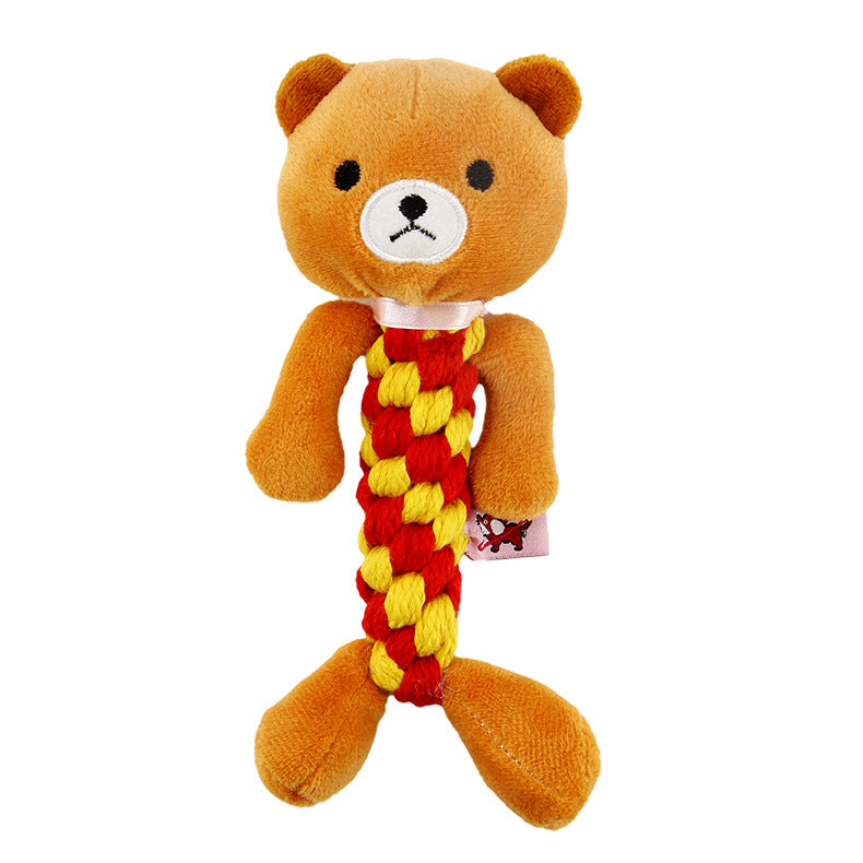 Juguete Peluche para Perro Mascota Animales Colorido Multicolor Entrenamiento Resistencia a Mordeduras