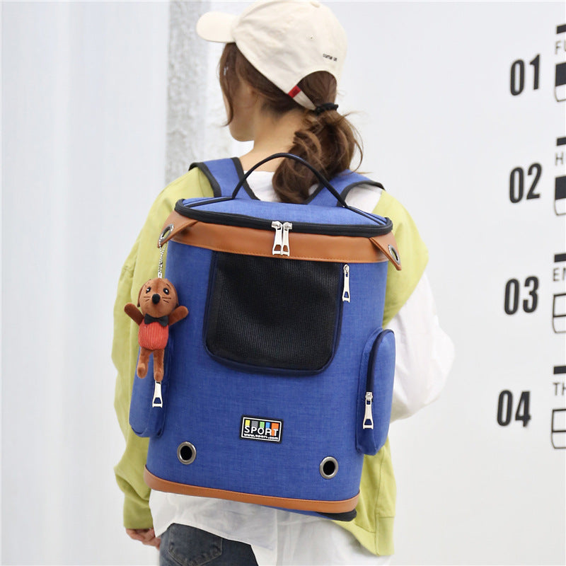 Bolsa Mochila para Transporte de Gato Mascotas