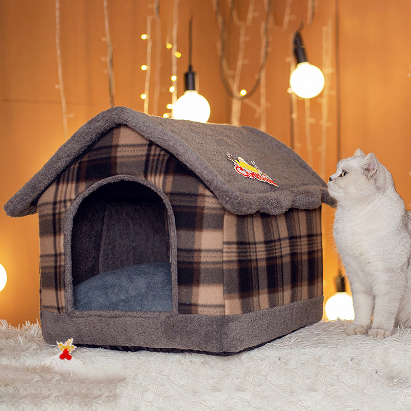 Casa para Mascota Perros Gatos Cuatro Estaciones