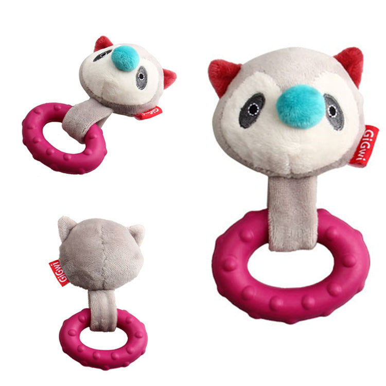 Juguete para Mascota con Sonido Teddy Law Fighting Teeth