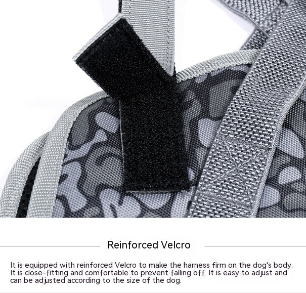 Arnés Táctico Correa de Pecho para Perro Antitirones con Correa de Sujeción.