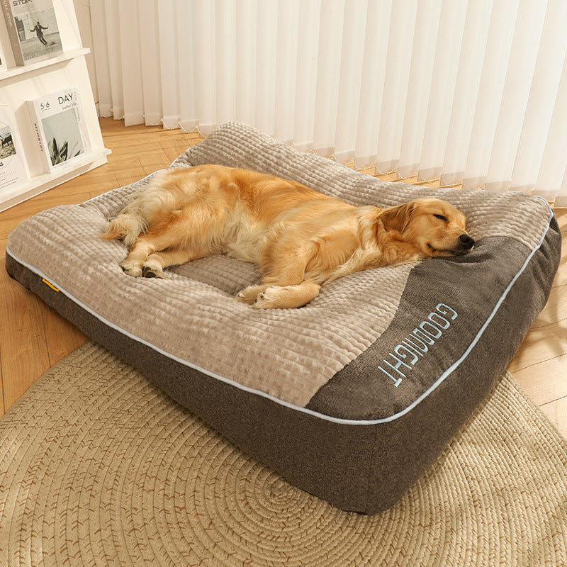 Cama de Terciopelo de Algodon Descanso y Comfrot para Perro