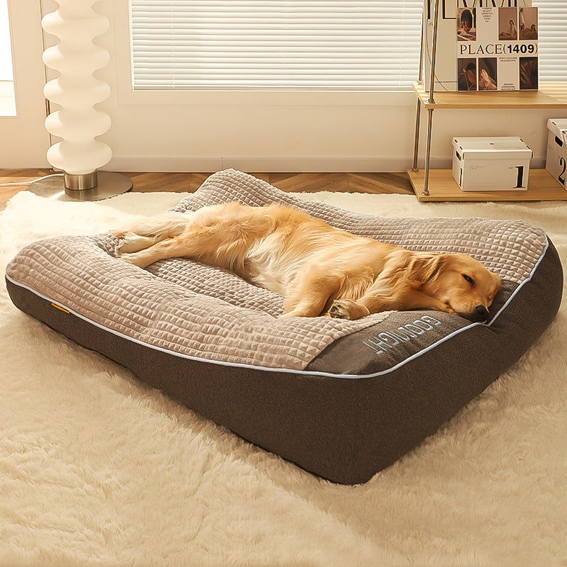 Cama de Terciopelo de Algodon Descanso y Comfrot para Perro