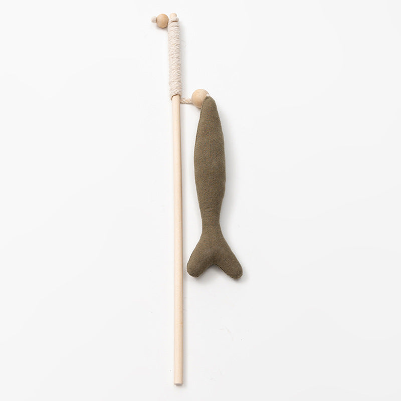 Caña de Pescar, Divertido Palo Juguete para Gato