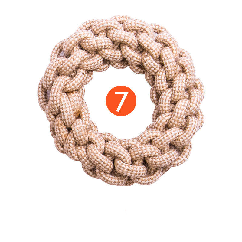 Juguete de Cuerda para Perro Mascota Limpieza Dientes.