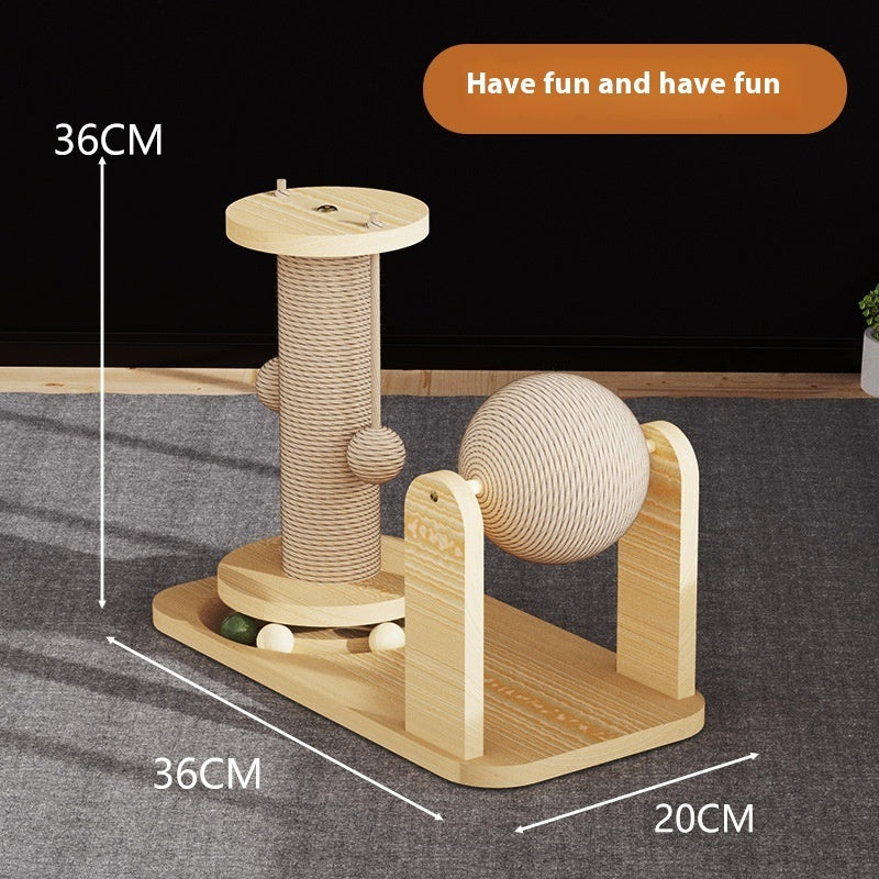 Rascador para Gatos Juguete Giratorio Pelota para Rascar Modelos diferentes