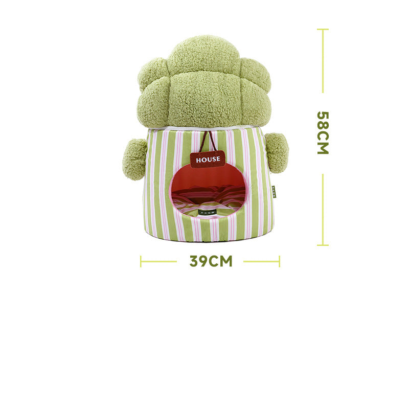 Cama Cerrada de Fantasia para Gato Mascotas