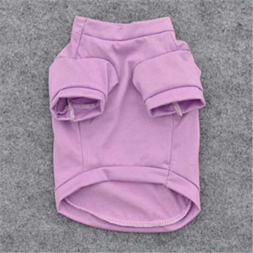 Ropa para Perro Primavera Verano Otoño Algodón Transpirable Manga Corta