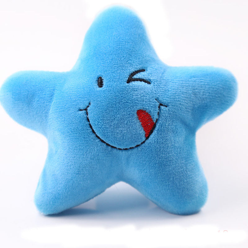 Juguete Vocal de Peluche para Gato, Helado Patatas Fritas Hamburguesa Estrella.