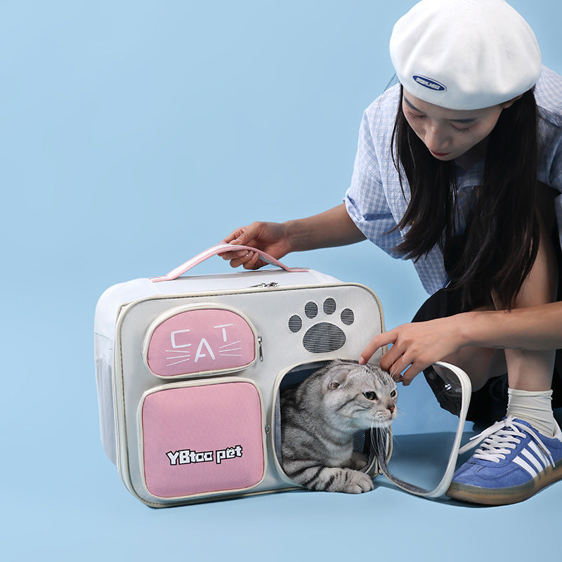Bolso Mochila Transporte para Gato Perro Mascota
