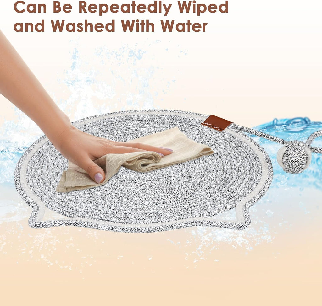 Ejemplo de limpieza del racador con una bayeta