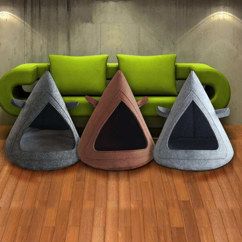 Nido de Fieltro para Gato Perro Mascotas