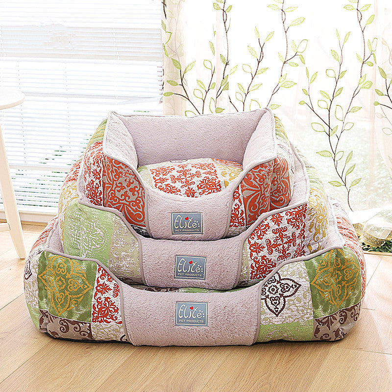 Cama Premium Desmontable y Lavable para Perro Gato Mascotas
