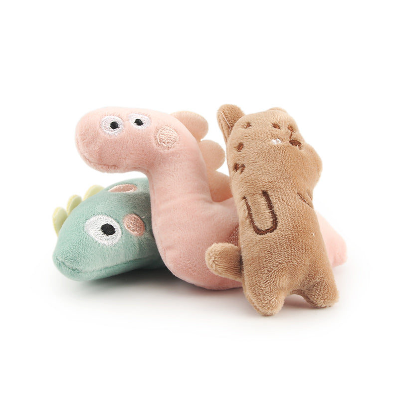 Lote de 6 Dinosaurios de Peluche para Gato.