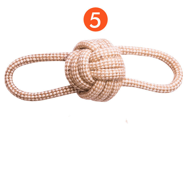 Juguete de Cuerda para Perro Mascota Limpieza Dientes.