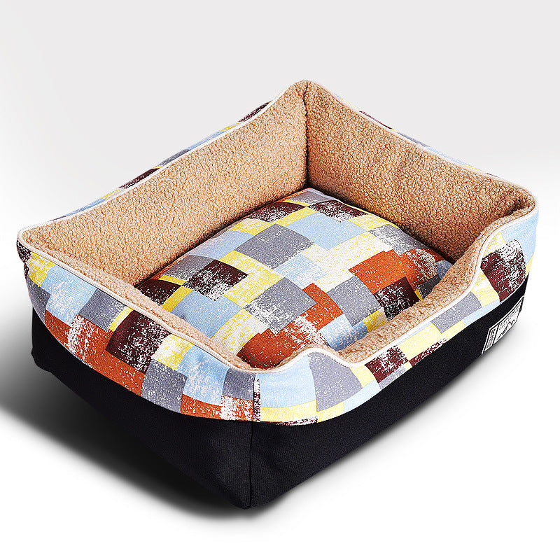 Cama Premium Diseño Elegante para Mascotas Perro Gato