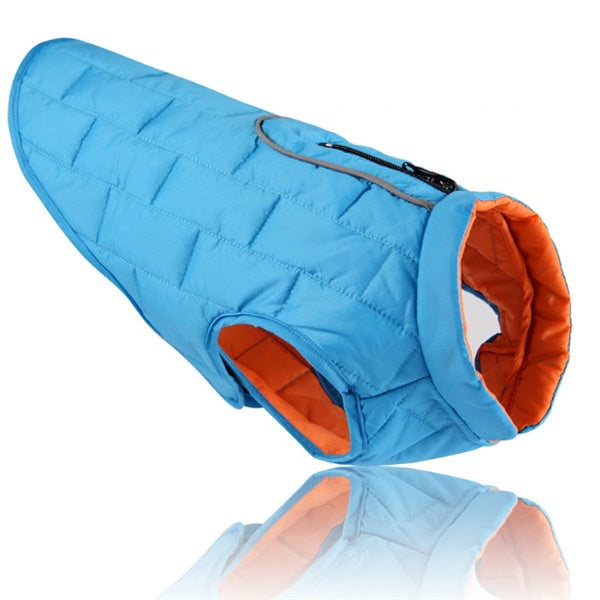 Chaqueta a Cuadros de Dos Colores para Perro