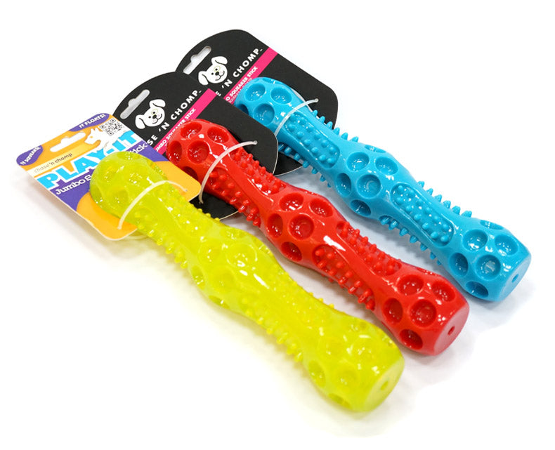 Palo Vocal Suave Duro y Elastico para Perro ideal para Lanzamiento