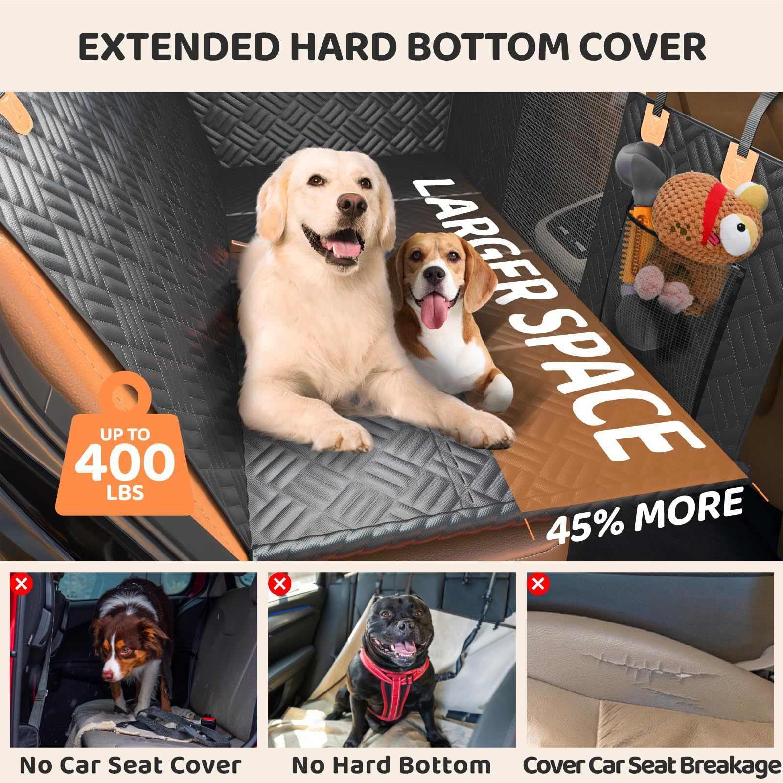Alfombrilla Tranporte Mascotas Perro Gato para Coche Protector Tapiceria Asiento Trasero Maletero