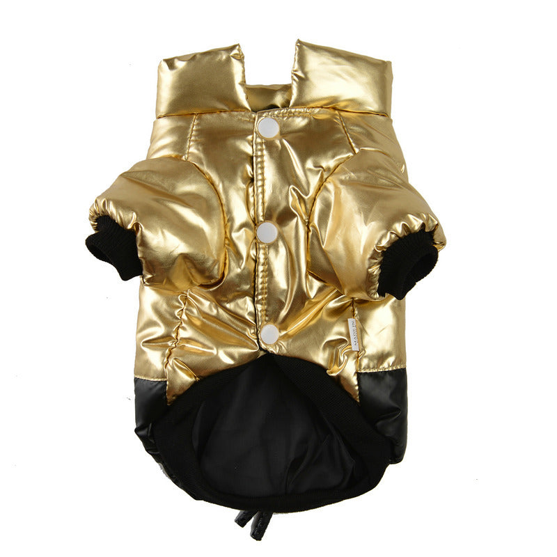 Chaqueta de Abrigo Brillante Ropa Perro Mascota