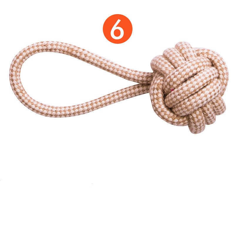 Juguete de Cuerda para Perro Mascota Limpieza Dientes.