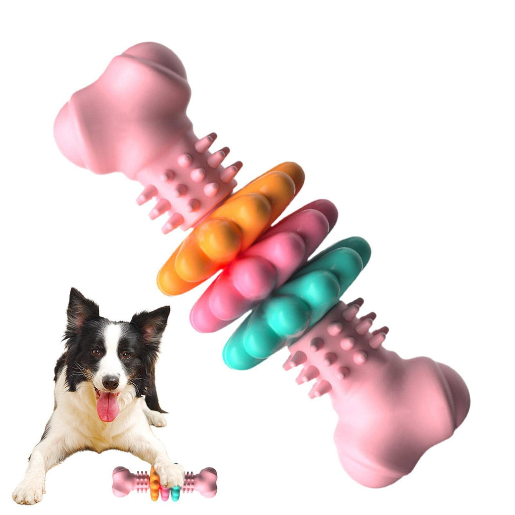 Juguete Masticable para Perro Tipo Hueso Limpieza Dientes, Indestructible, TPR Alta Calidad