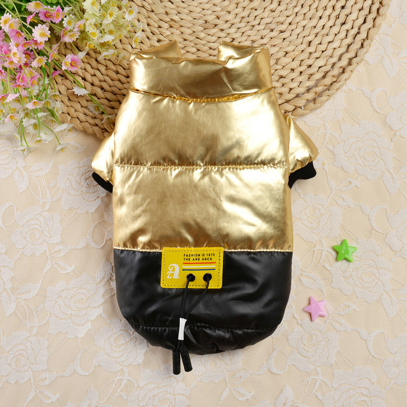 Chaqueta de Abrigo Brillante Ropa Perro Mascota