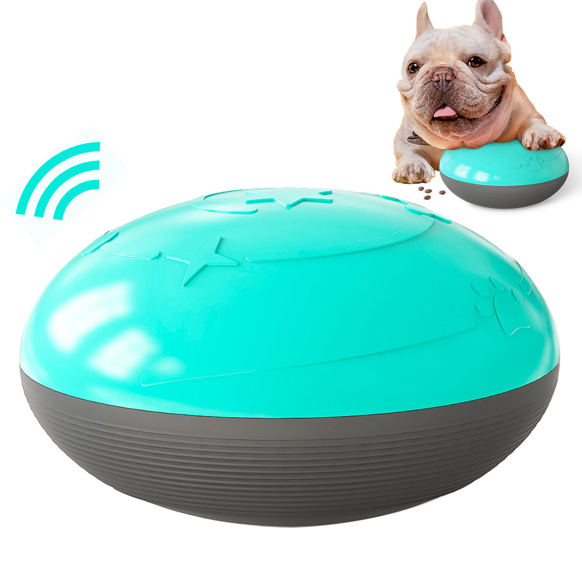 Juguete Dispensador de Comida con Sonido para Perro Mascota
