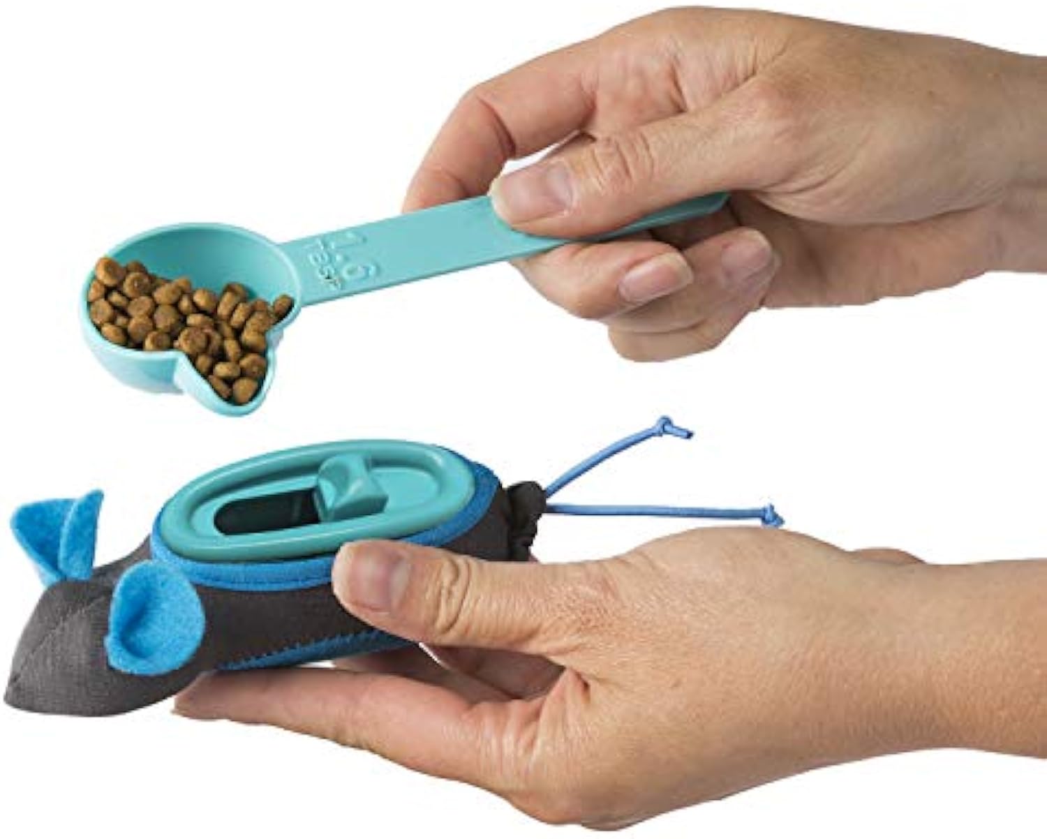 Dispensador Interactivo de Comida Golosinas para Gato Fomenta el Instinto Natural de Caza.