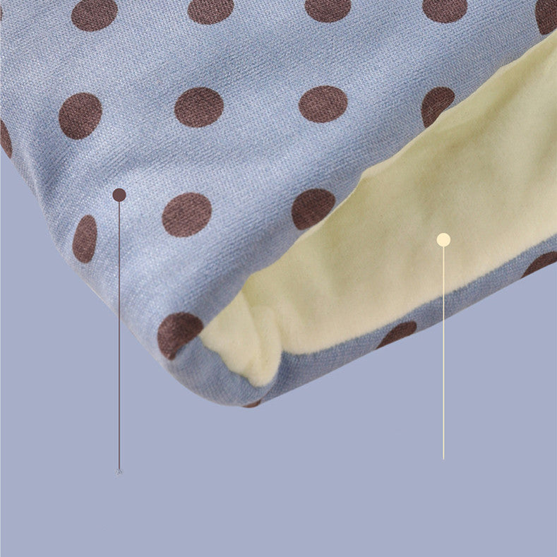 Cama Acolchada de Peluche y Algodon para Gato Perro Mascota