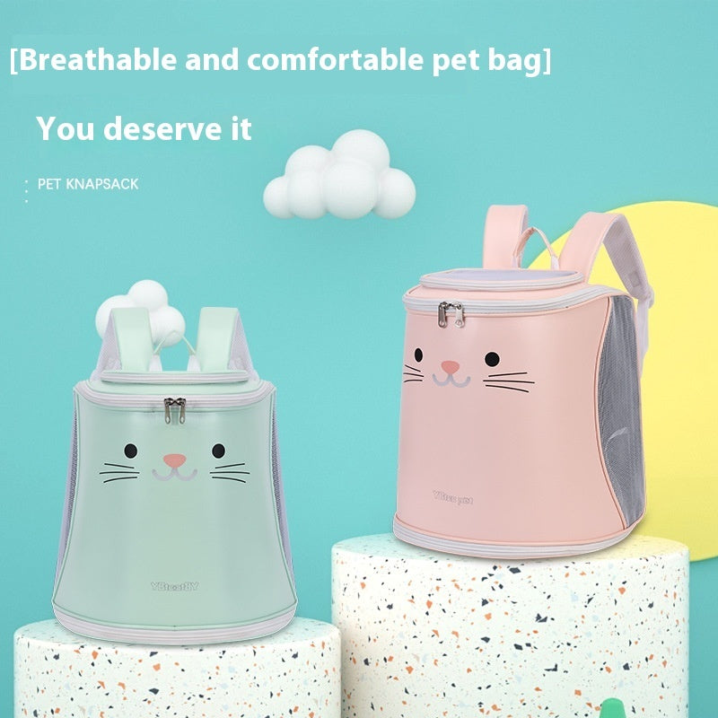 Mochila Bolsa Plegable para Transporte de Mascotas Gato Perro