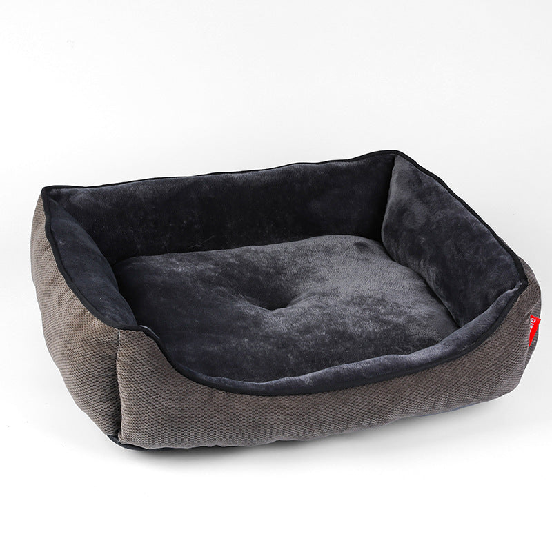 Cama Calida y Confortable con Terciopelo para Perro Gato Mascota
