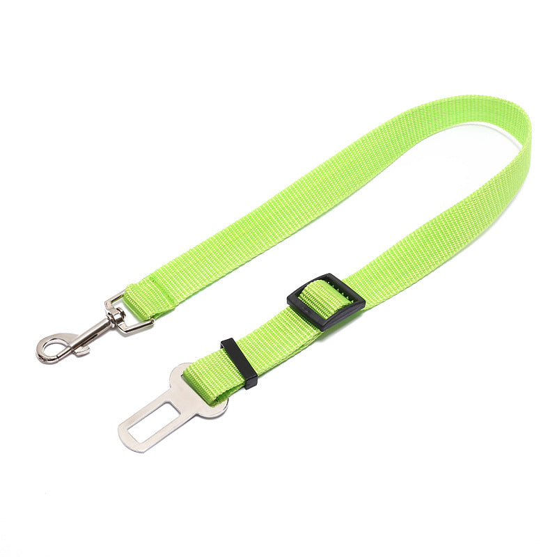 Cinturón de seguridad para perro en coche color verde claro ajustable