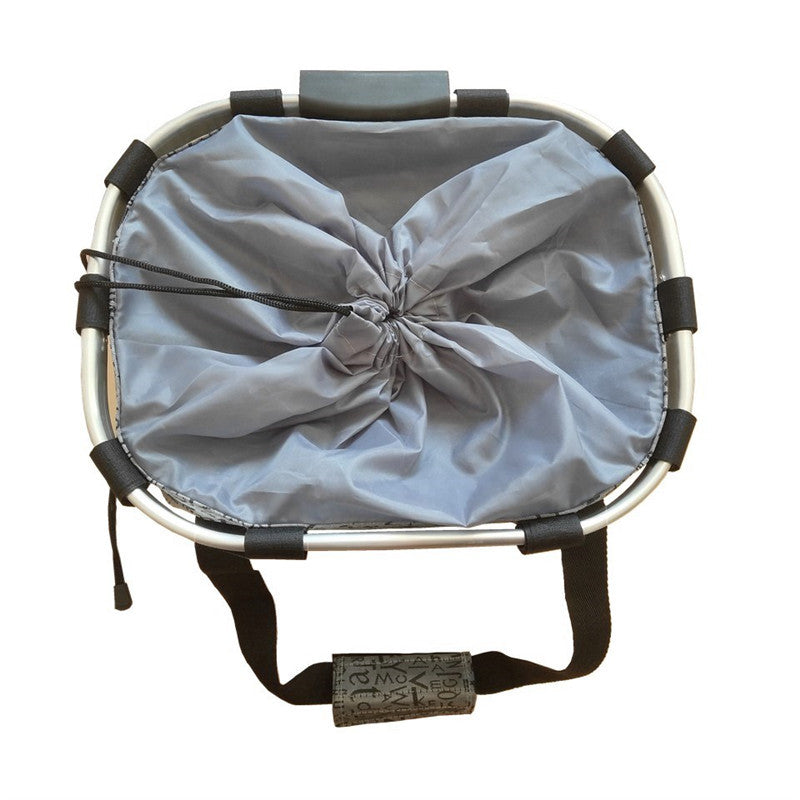 Cesta de Aleación de Aluminio para Transporte Mascota en Bicicleta