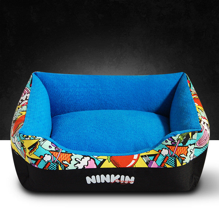 Cama Elegante Colorida y Lujosa para Perro Gato Mascotas